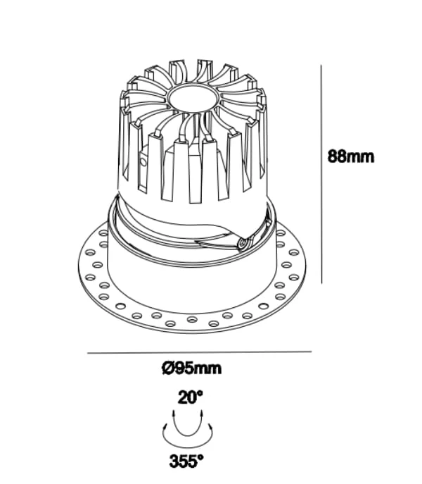 Modern Trimless Fixture , High CRI Hotel Downlight , Directional Anti-Glare Light Supplier | Sincerelux